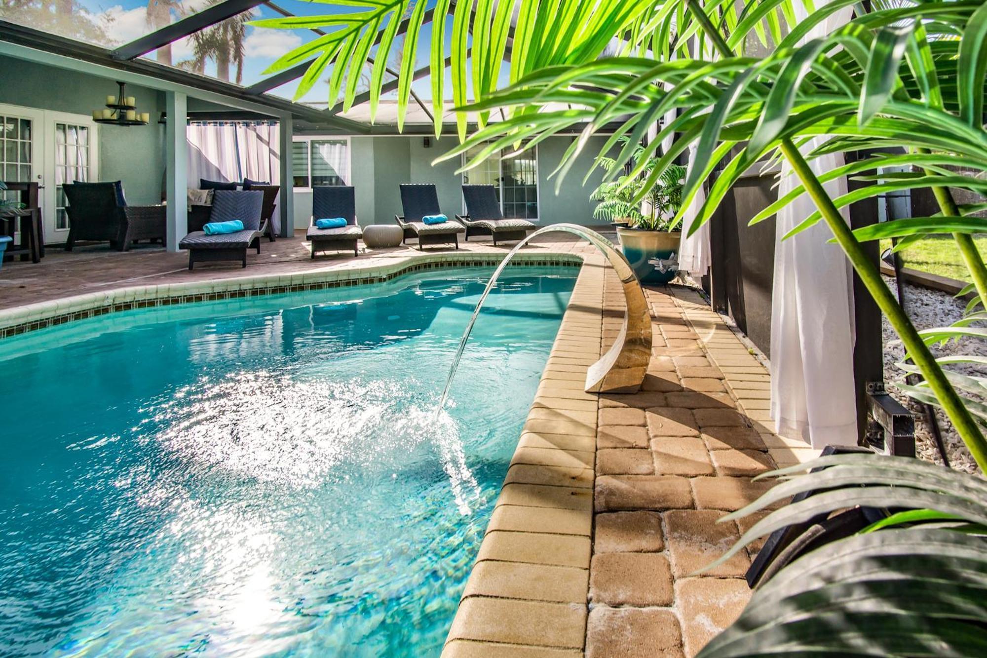 Beach Cottage With Heated Pool Just Off Siesta Key Sarasota Dış mekan fotoğraf