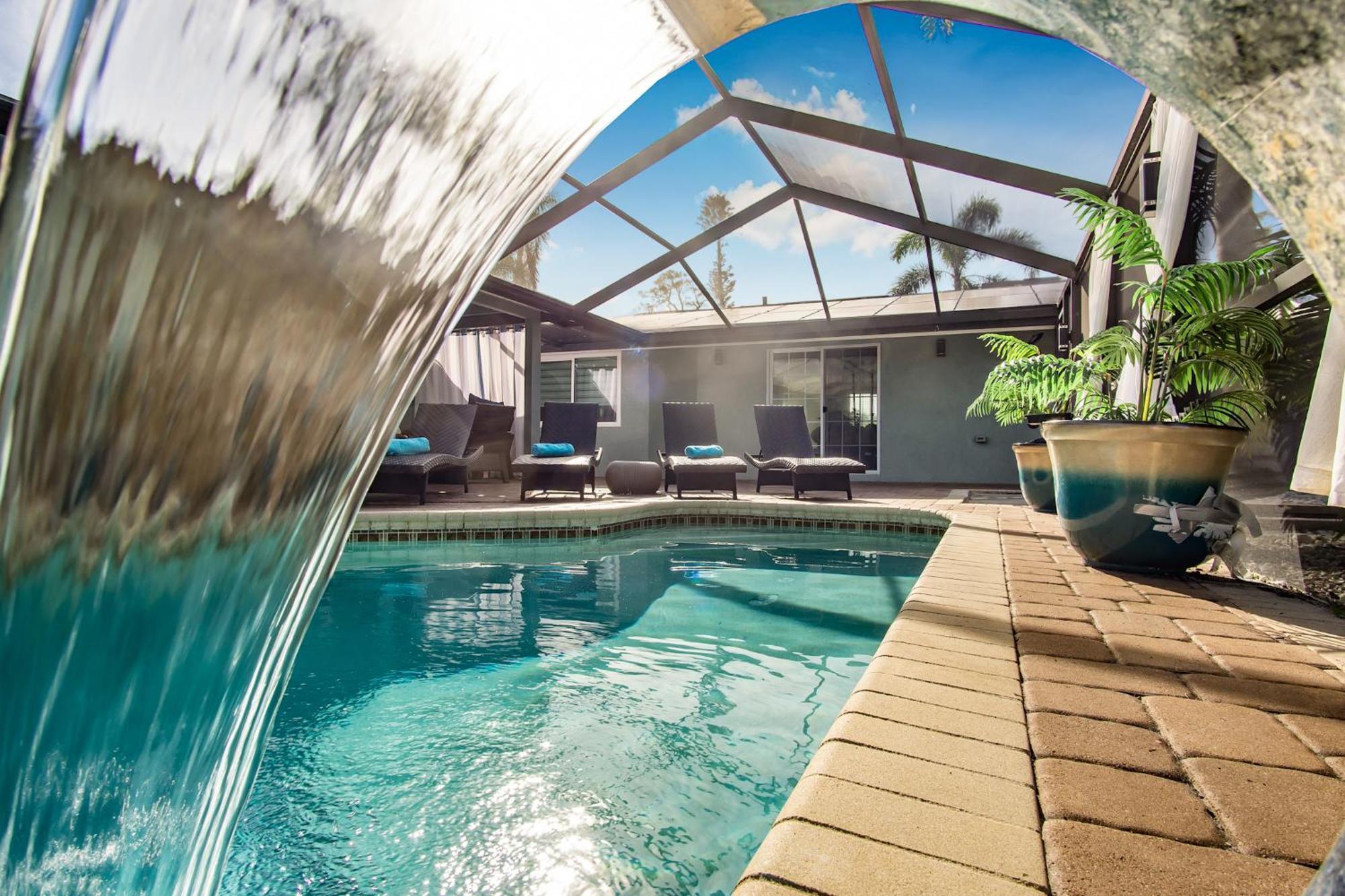 Beach Cottage With Heated Pool Just Off Siesta Key Sarasota Dış mekan fotoğraf