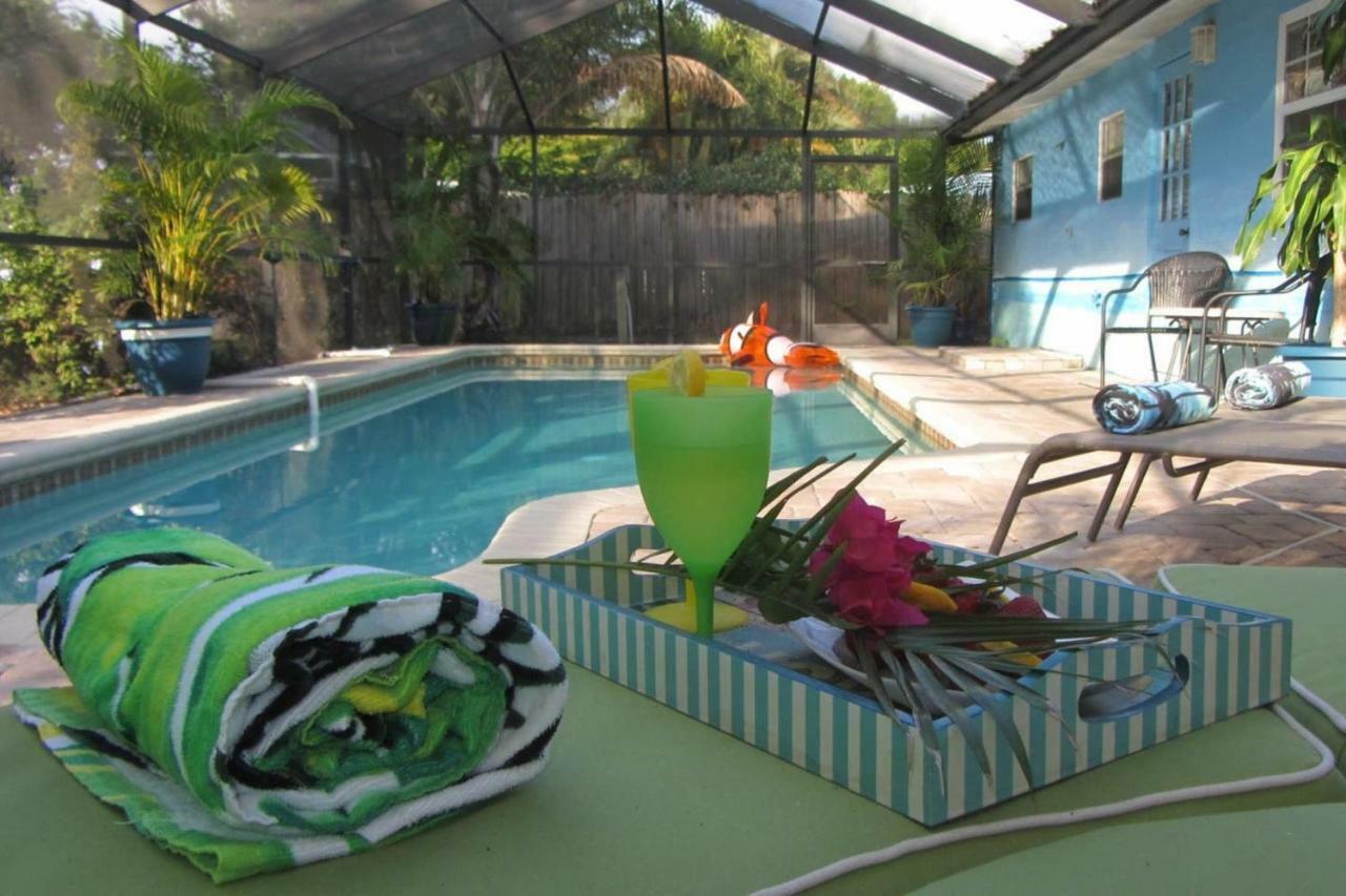 Beach Cottage With Heated Pool Just Off Siesta Key Sarasota Dış mekan fotoğraf